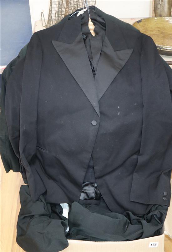 A quantity of gentlemens dress suits, etc.